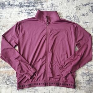 Under Armour Women's Plum Purple Full-Zip Athletic Jacket - Size Small